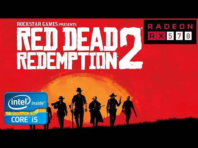 Red Dead Redemption 2 Gameplay on i5 3330 and RX 570 4gb (High Setting)