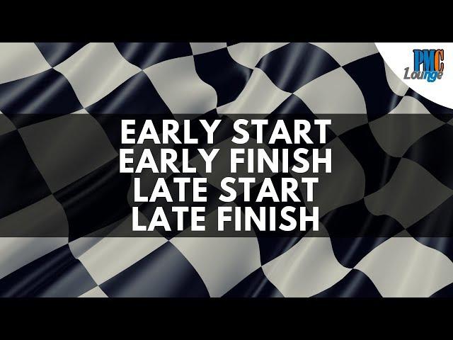 Early Start, Early Finish, Late Start and Late Finish calculation with example