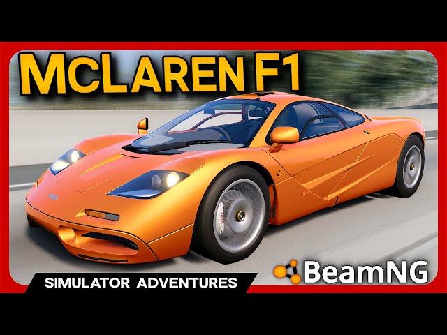 90s Supercar Legend: McLaren F1 - BeamNG Mod