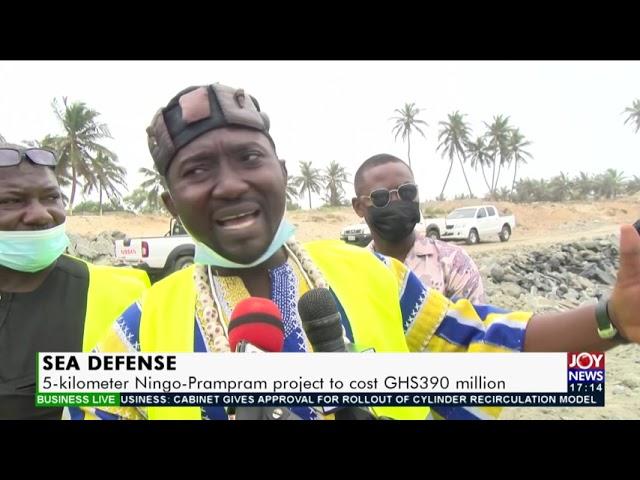 Sea Defense: 5-kilometer Ningo-Prampram project to cost GHS390 million (28-7-21)