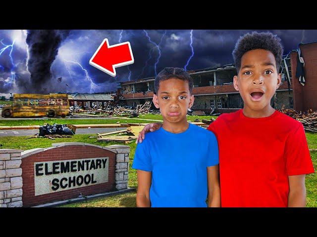 DJ & KYRIE’S SCHOOL GOT DESTROYED BY THE TORNADO ️