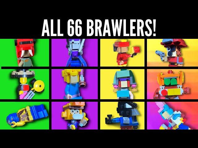 ALL 66 BRAWLERS IN LEGO (Brawl Stars).