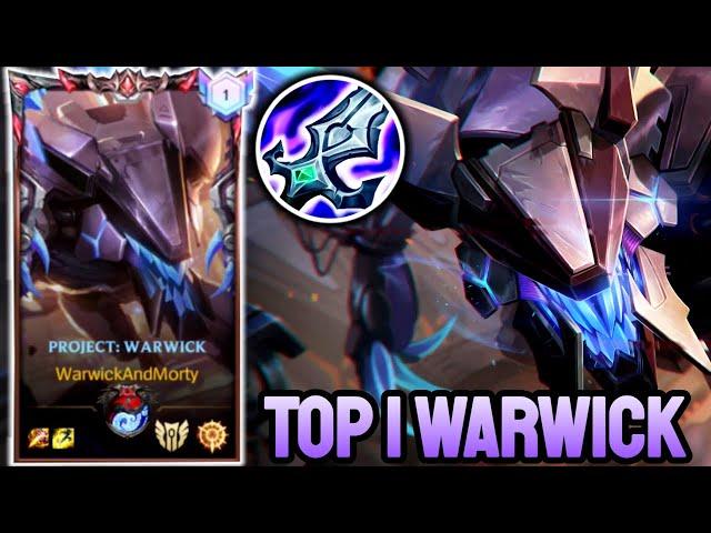 WILD RIFT WARWICK - TOP 1 WARWICK GAMEPLAY - GRANDMASTER RANKED