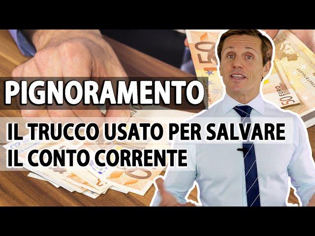 Pignoramento: il trucco usato per salvare il conto corrente | avv. Angelo Greco