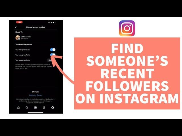 How to See Someone's Recent Followers on Instagram!