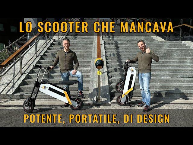 SCOOTER PORTATILE da 45km/h. POTENTE PIEGHEVOLE e DI DESIGN