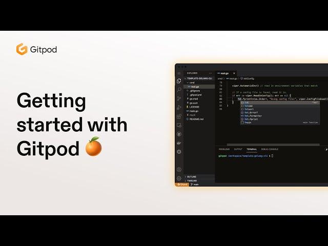 Getting started with Gitpod 