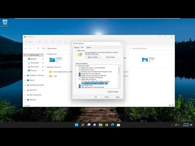 Fix Disappeared Files and Folders In Windows 11 [Tutorial]