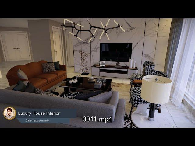 Luxury House Interior Animation | Living room Animation interior in lumion