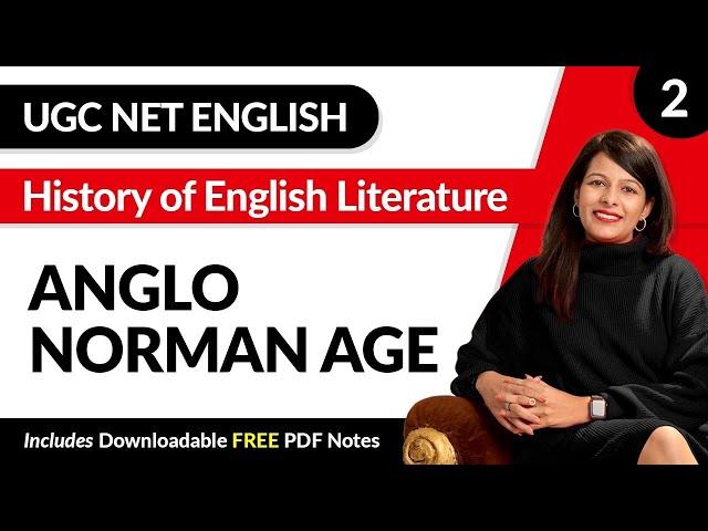 UGC NET English June 2025 | Anglo Norman Age | History of English Literature