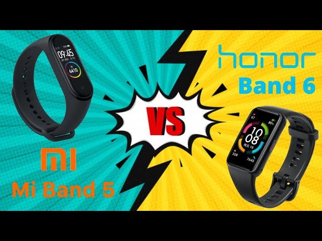 HONOR BAND 6 vs XIAOMI MI BAND 5 : quel BRACELET CONNECTÉ acheter ?