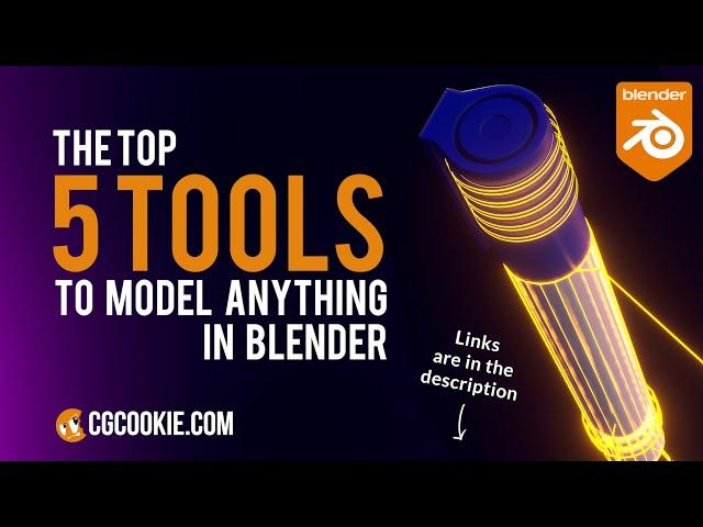 The ONLY 5 Modeling Tools You Need To Make ANYTHING in Blender