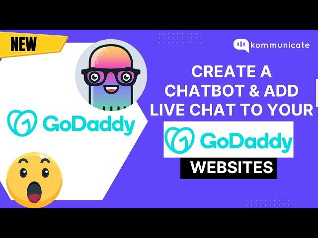 AI Chatbot and Live Chat for GoDaddy Websites | 2021 | No Code