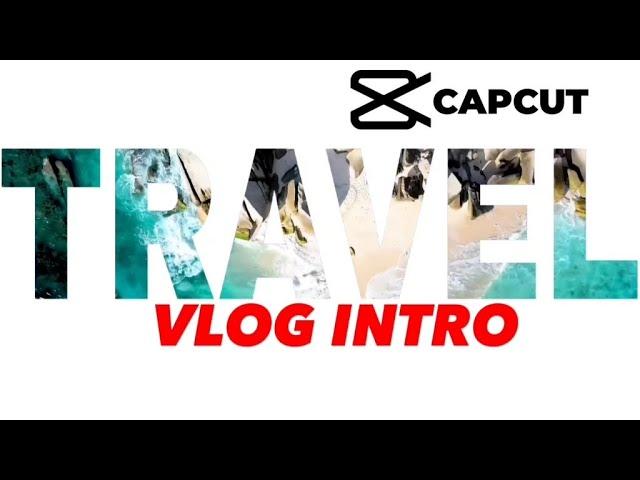 How to Create Travel Vlog Text Background intro Using Capcut #capcut #intro