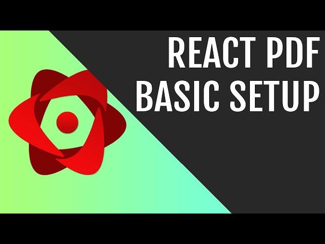 ReactPDF Basic Setup