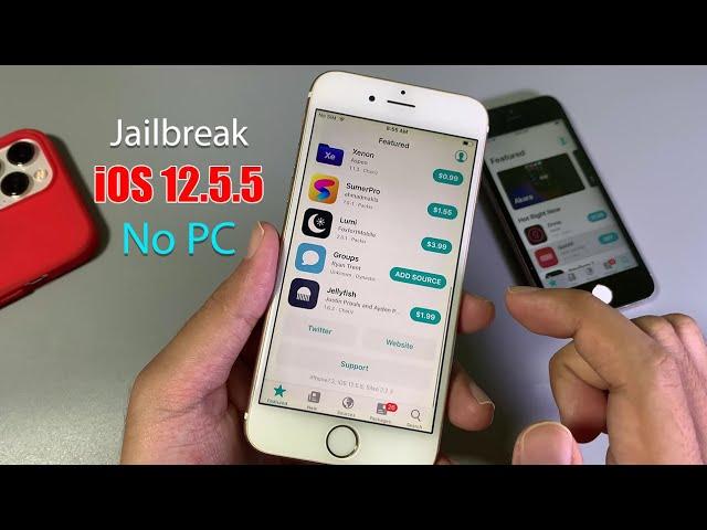 How to Jailbreak iOS 12.5.5 on iPhone 6/6plus/5s No Computer Required