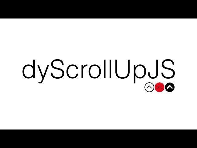 Create scroll to top button for your website and blog using dyScrollUpJS