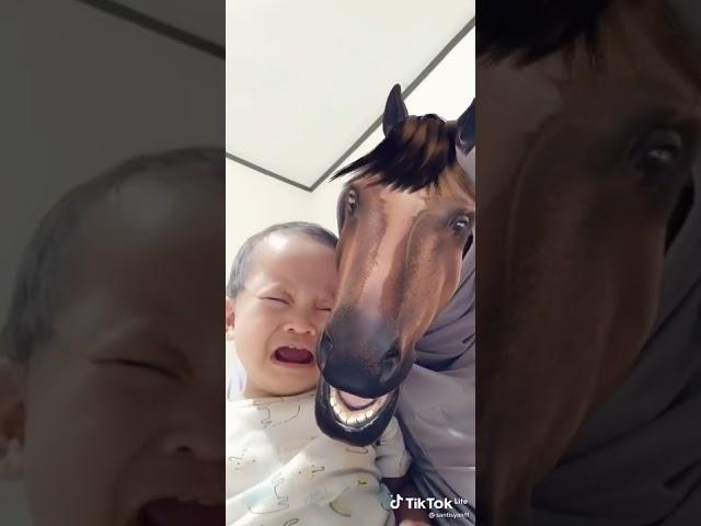 muka kuda poni | video lucu #shorts