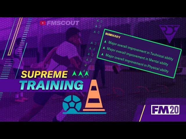 THE SUPREME WAY to train and develop by RDF | Crazy #FM20 training guide