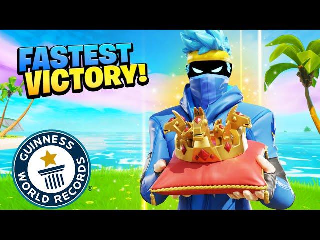 The FASTEST Win In Fortnite History...