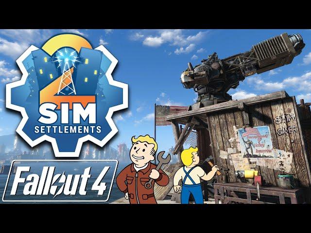 Fallout 4: Сим-Поселения 2  Sim Settlements 2  ОБЗОР