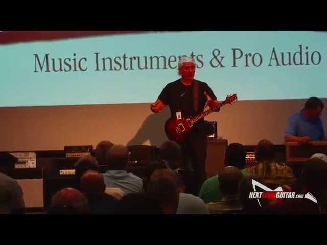 What is good guitar tone Mitch Gallagher clinic Sweetwater Gearfest 2015 on speakers cabinets amps