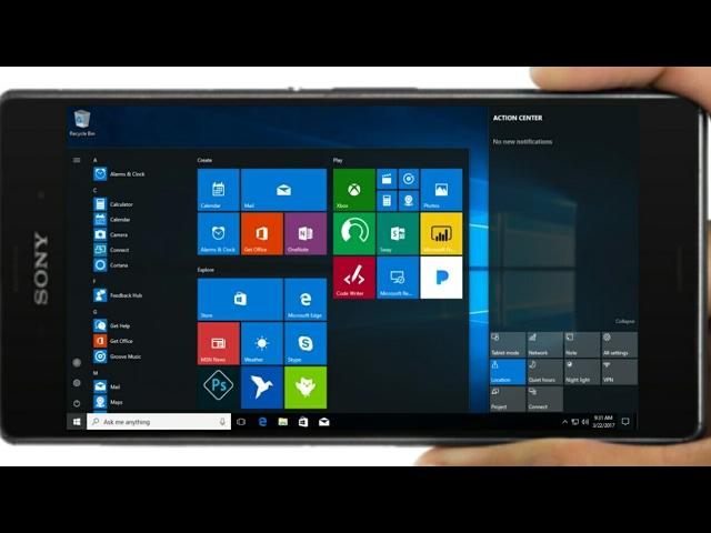 Install Windows 10/8/7/XP on Any Android Phone- NO ROOT 2017 BEST Trick