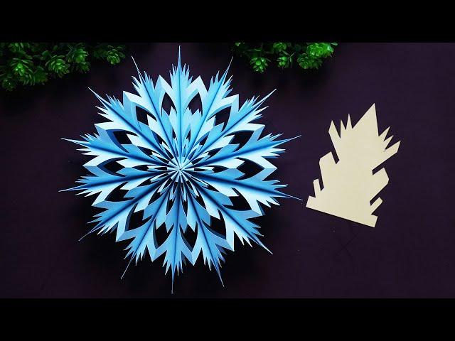 DIY Paper Snowflake Patterns ️ Easy 3D Snowflakes Making out of Paper for All Ages