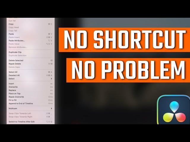 Delete All Gaps At Once With Keyboard Shortcut??? | Create Custom Shortcut in DaVinci Resolve