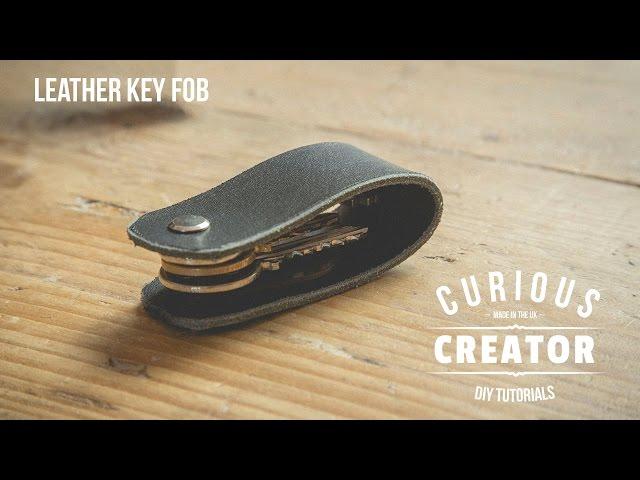 #4 Swivel Leather Key Fob - DIY Curious Creator