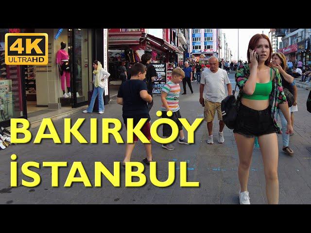 Istanbul Bakırköy Walking Tour 4K UHD 50fps