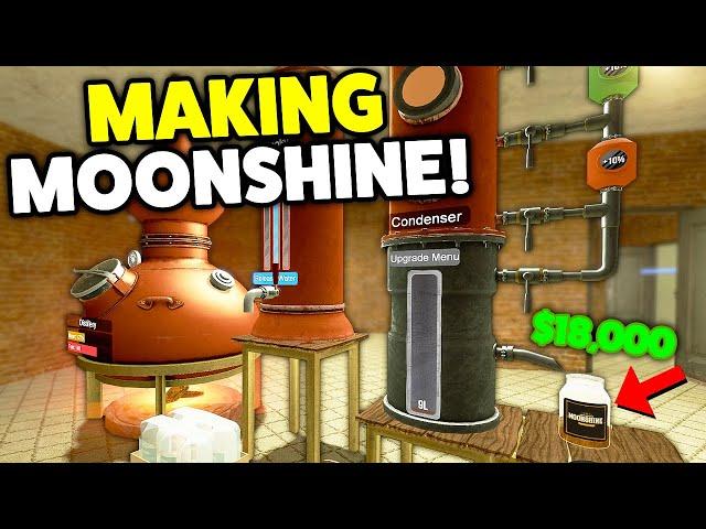 MAKING MOONSHINE EASY MONEY! - Gmod DarkRP (You CAN MAKE A Lot OF Money From MOONSHINE!)