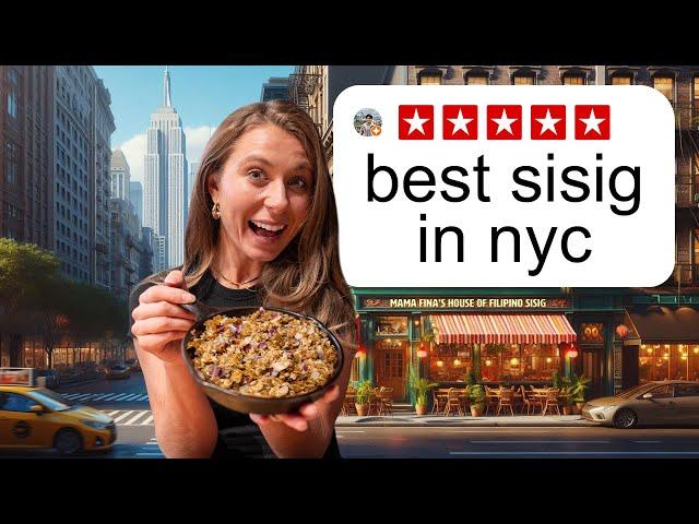 First Timers Try the BEST Filipino Sisig in New York City