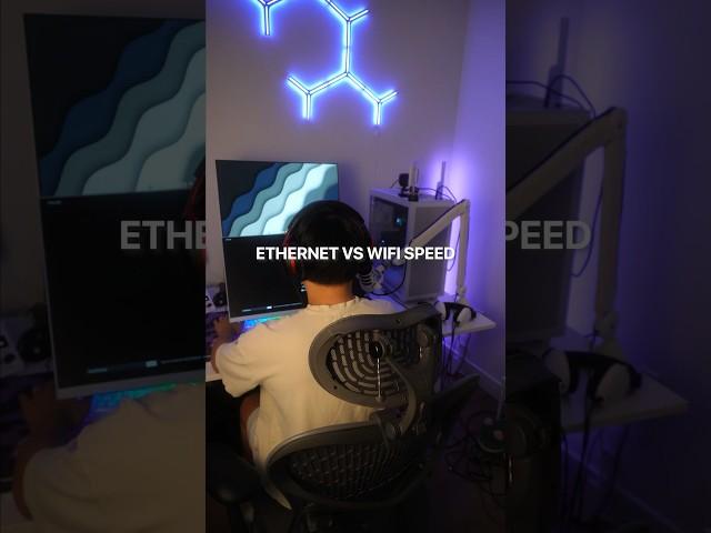 Ethernet vs WiFi speed test