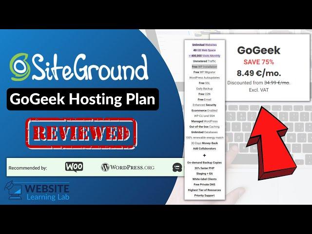 SiteGround GoGeek Hosting Plan Review