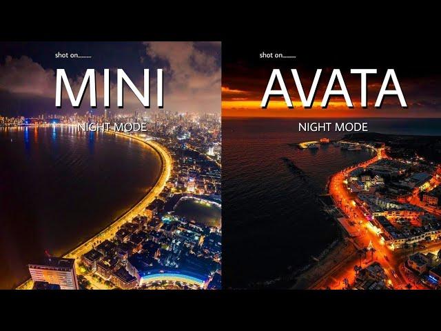 The New DJI Mini 4 Pro VS DJI AVATA | NIGHT MODE | Camera Test