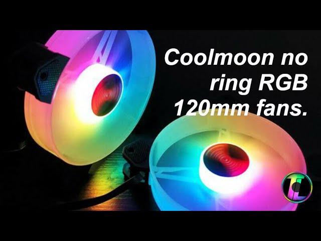 Unboxing & demo of the no-ring Coolmoon 120mm RGB Fans