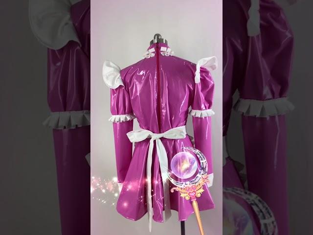 Wetlook Crossdressing Maid Uniforms Sissy Halloween Costumes Anime Cosplay Long sleeve