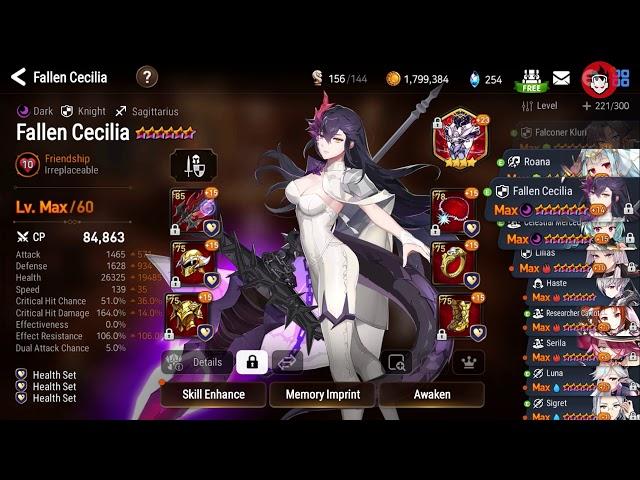 EPIC SEVEN E7 GAMEPLAY - ALL DARK TEAM