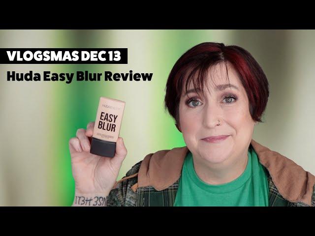 VLOGSMAS DEC 13 | Huda Beauty Easy Blur Foundation - Dry Skin Review & Wear Test