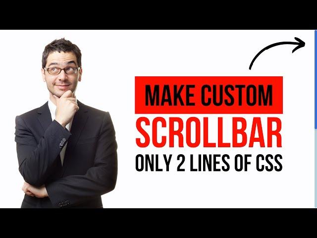 Custom Scrollbar CSS | CSS Scrollbar Edit | Change Style Of Scrollbar CSS