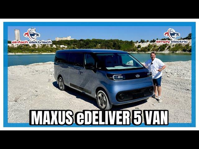 Maxus eDeliver 5 now also available as a van for up to 9 Person⁉️