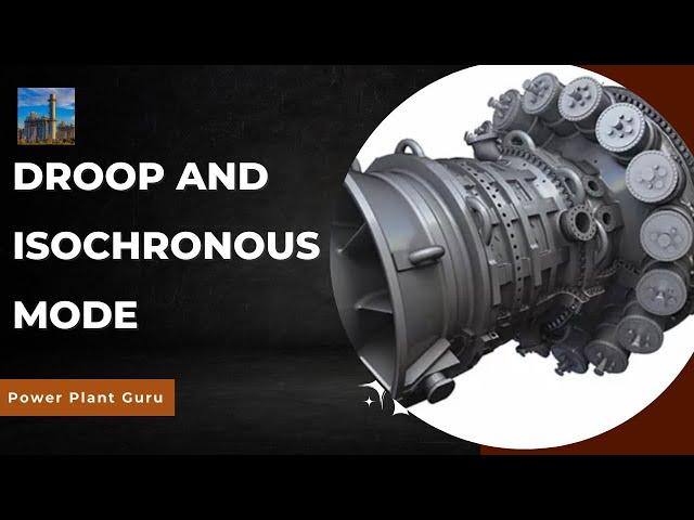 Droop and Isochronous mode in gas turbines, Power plant guru, Speed droop, droop control, governor