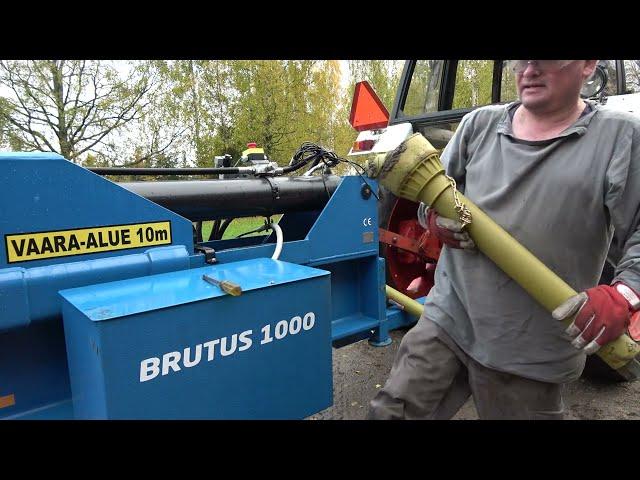 Käyttöönotto - BRUTUS 1000 Halkomakone