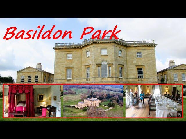 Basildon Park. A nice stately home and grounds. WW2 reference (timings), Nissen huts in description