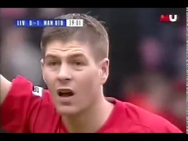 Steven Gerrard vs Manchester United 04/05 (Home) (English commentary)