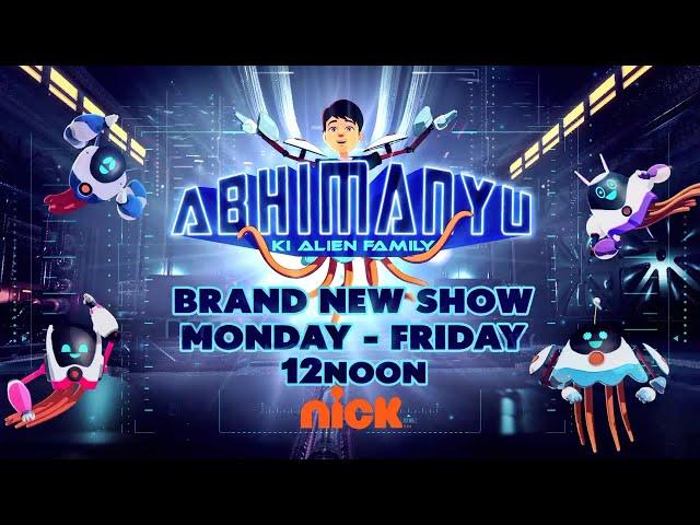 Alien Dance With Abhimanyu | Abhimanyu ki Alien Family | Mon-Fri at 12 PM | Nick