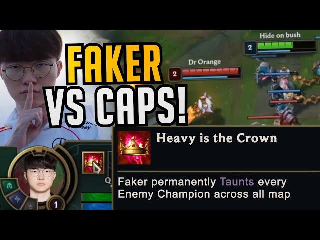 T1 Faker Plays VS G2 Caps in SoloQ ft. @sinerias1229  - KR Pros in EUW SoloQ Best ofHighlights