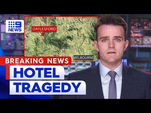 'Serious' crash at pub in Daylesford, Victoria | 9 News Australia