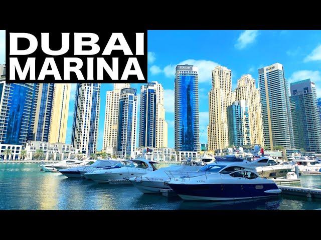 Dubai Marina Complete Walk | 4K | Dubai Tourist Attraction